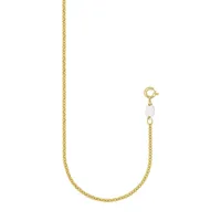 10K Goldplated Bonded Sterling Silver Cable Chain Necklace - 18"