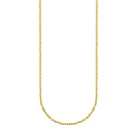 10K Goldplated Bonded Sterling Silver Cable Chain Necklace - 18"