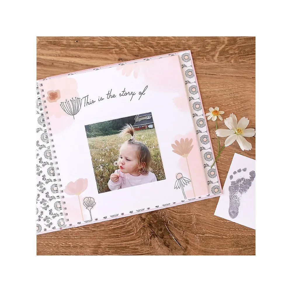 Wildflower Meadow Luxury Memory Baby Book