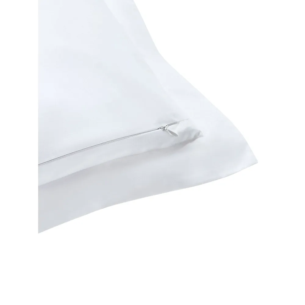 Spencer 300 Thread Count Cotton Sateen Cable-Embroidered Pillow Sham