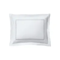 Spencer 300 Thread Count Cotton Sateen Cable-Embroidered Pillow Sham