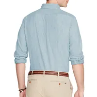 Chemise en chambray de coupe classique