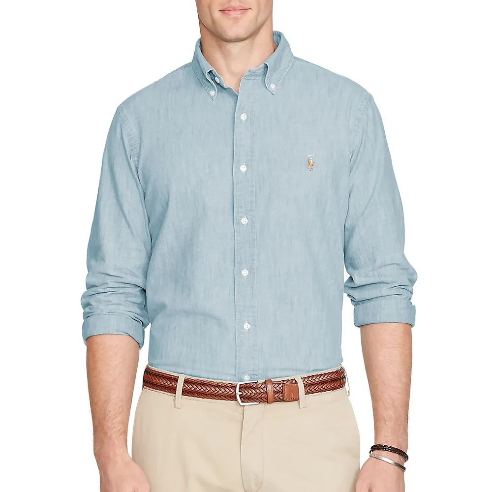 Classic Fit Chambray Shirt