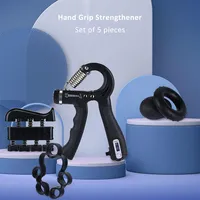 Hand Grip Strengthener Set Of 5 Pieces For Recovery And Athletes Hand Grip Training