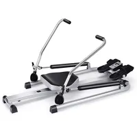 Exercise Rowing Machine Rower W/adjustable Double Hydraulic Resistance Home Gym