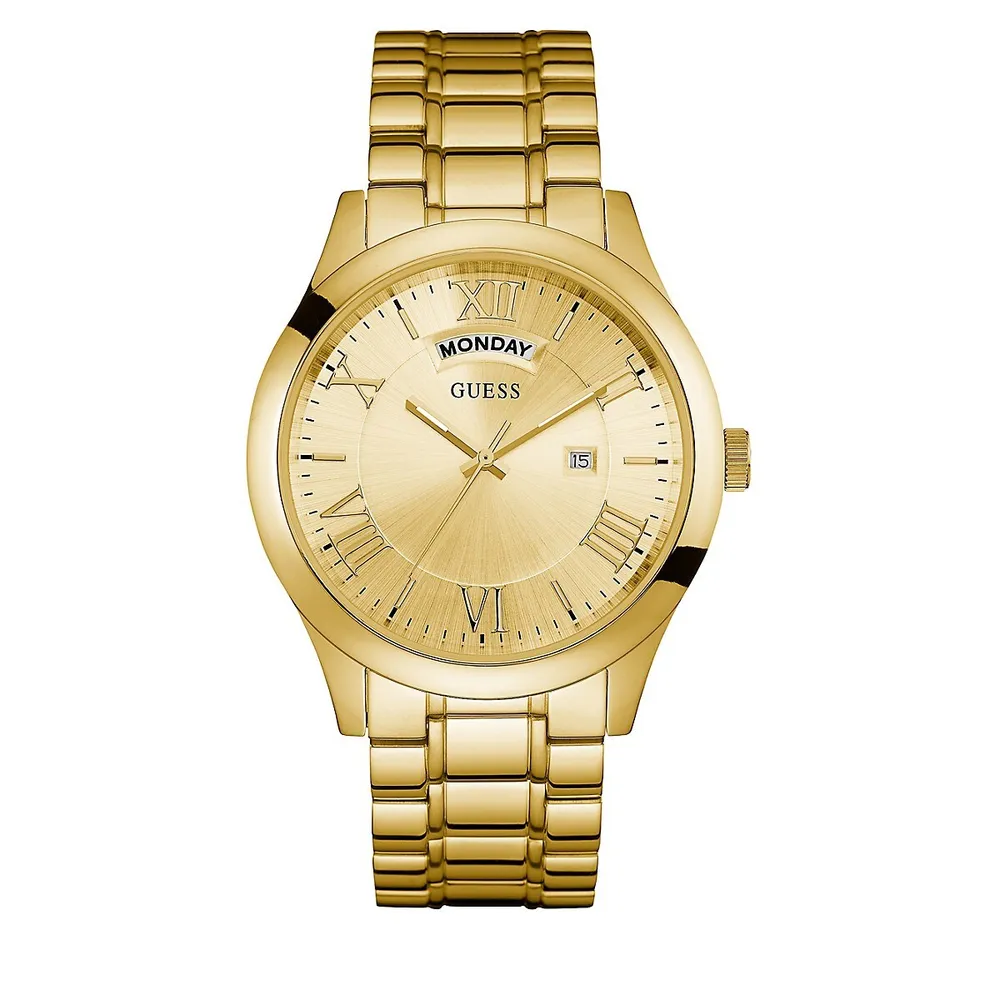 W0791G2 Goldtone Bracelet Watch