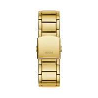 Montre-bracelet chronographe en acier inoxydable doré