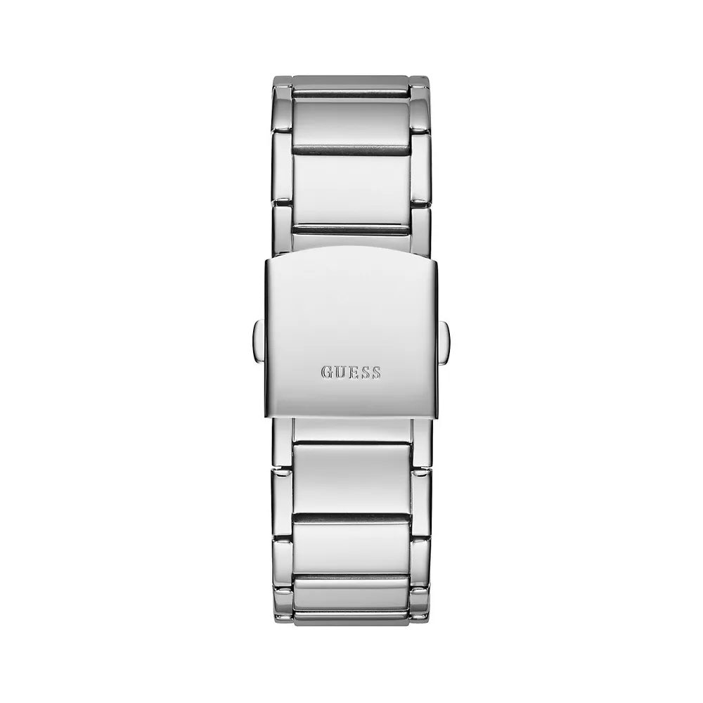 GW0209G1 Glitz Polished Stainless Steel Bracelet Watch