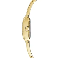 Goldtone Stainless Steel & Crystal Bangle Watch GW0441L2