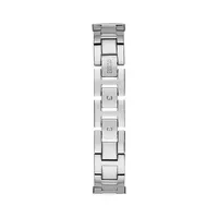 Montre-bracelet en acier inoxydable ornée de perles scintillantes GW0401L1