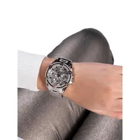 Montre-bracelet en acier inoxydable et cristaux GW0464L1