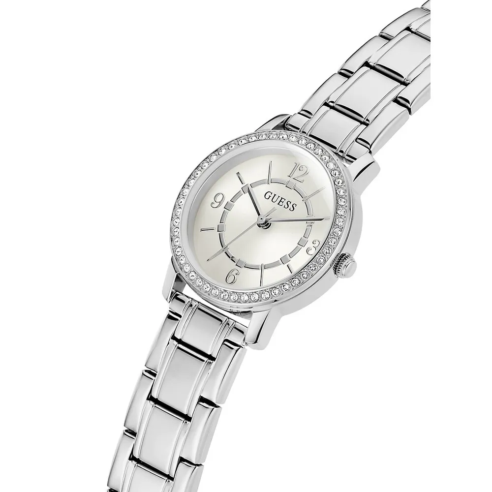 Silvertone Stainless Steel Bracelet Watch GW0468L1
