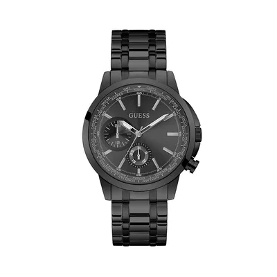 Montre chronographe à bracelet noir GW0490G3