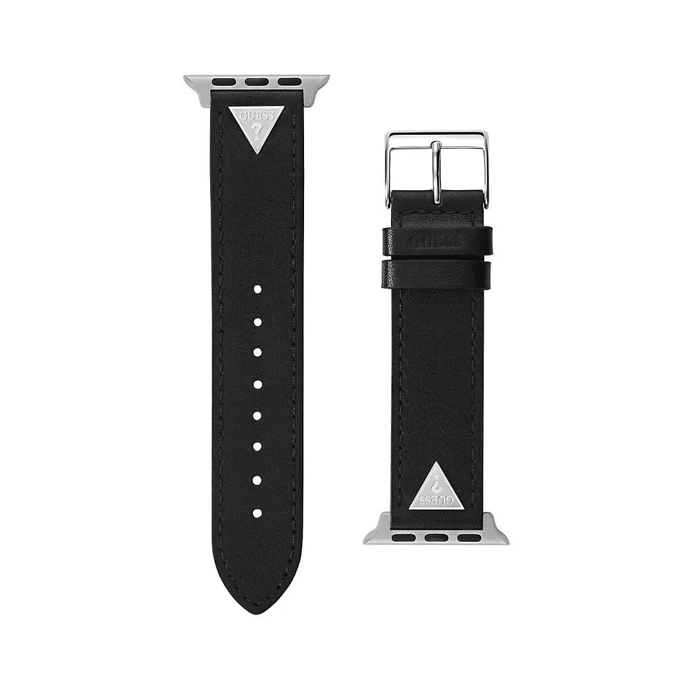 Bracelet en cuir noir pour montre Apple Watch, 20 mm, CS2006S4