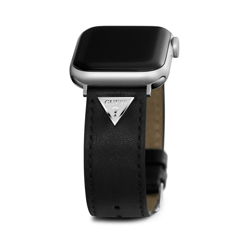 Bracelet en cuir noir pour montre Apple Watch, 20 mm, CS2006S4