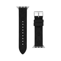 Black Logo Silicone Strap For Apple Watch - 20MM CS2003S4