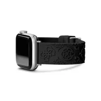 Black Logo Silicone Strap For Apple Watch - 20MM CS2003S4