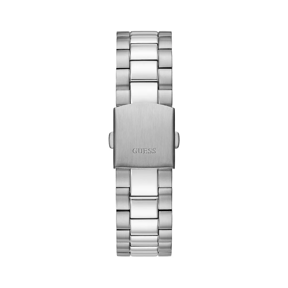 Stainless Steel & Link Bracelet Day-Date Watch GW0265G7