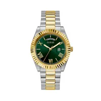 Green Dial Two-Tone Bracelet Watch GW0265G8