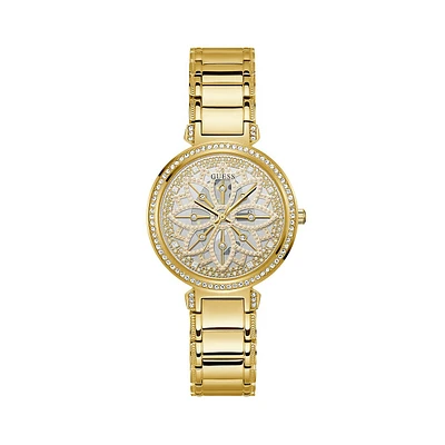 Montre dorée Guess