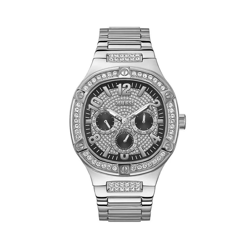 Guess Embellished Stainless Steel Bracelet Watch Gw0576G1 | Bayshore  Shopping Centre