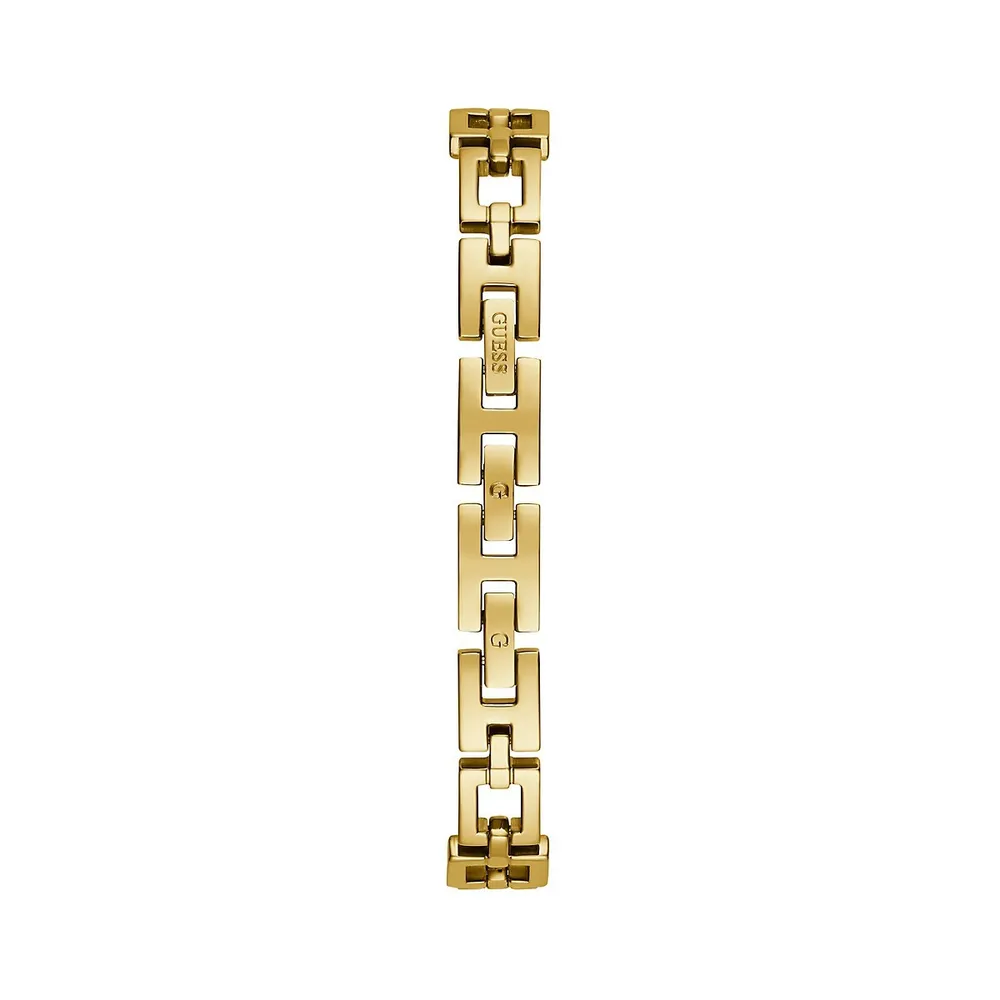 Goldtone Stainless Steel Bracelet Watch GW0549L2