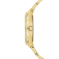 GoldtoneStainless Steel & Crystal-Embellished Bracelet Watch GW0604L2