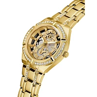 GoldtoneStainless Steel & Crystal-Embellished Bracelet Watch GW0604L2