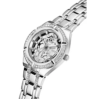 Stainless Steel & Crystal-Embellished Bracelet Watch GW0604L1