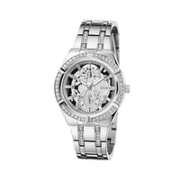 Stainless Steel & Crystal-Embellished Bracelet Watch GW0604L1