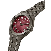 Gunmetal-Tone Stainless Steel Bracelet Watch GW0575G5