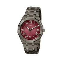 Gunmetal-Tone Stainless Steel Bracelet Watch GW0575G5