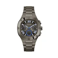 Gunmetal-Tone Stainless Steel Bracelet Watch GW0572G5