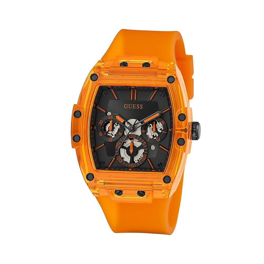 Blue polycarbonate Digital watch with silicone strap D-Logo Fresh | TOUS