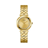 GoldtoneStainless Steel & Crystal Bracelet Watch GW0613L2