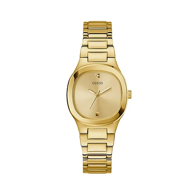GoldtoneStainless Steel & Crystal Bracelet Watch GW0615L2
