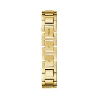 Goldtone Stainless Steel & Crystal Bracelet Watch GW0603L2