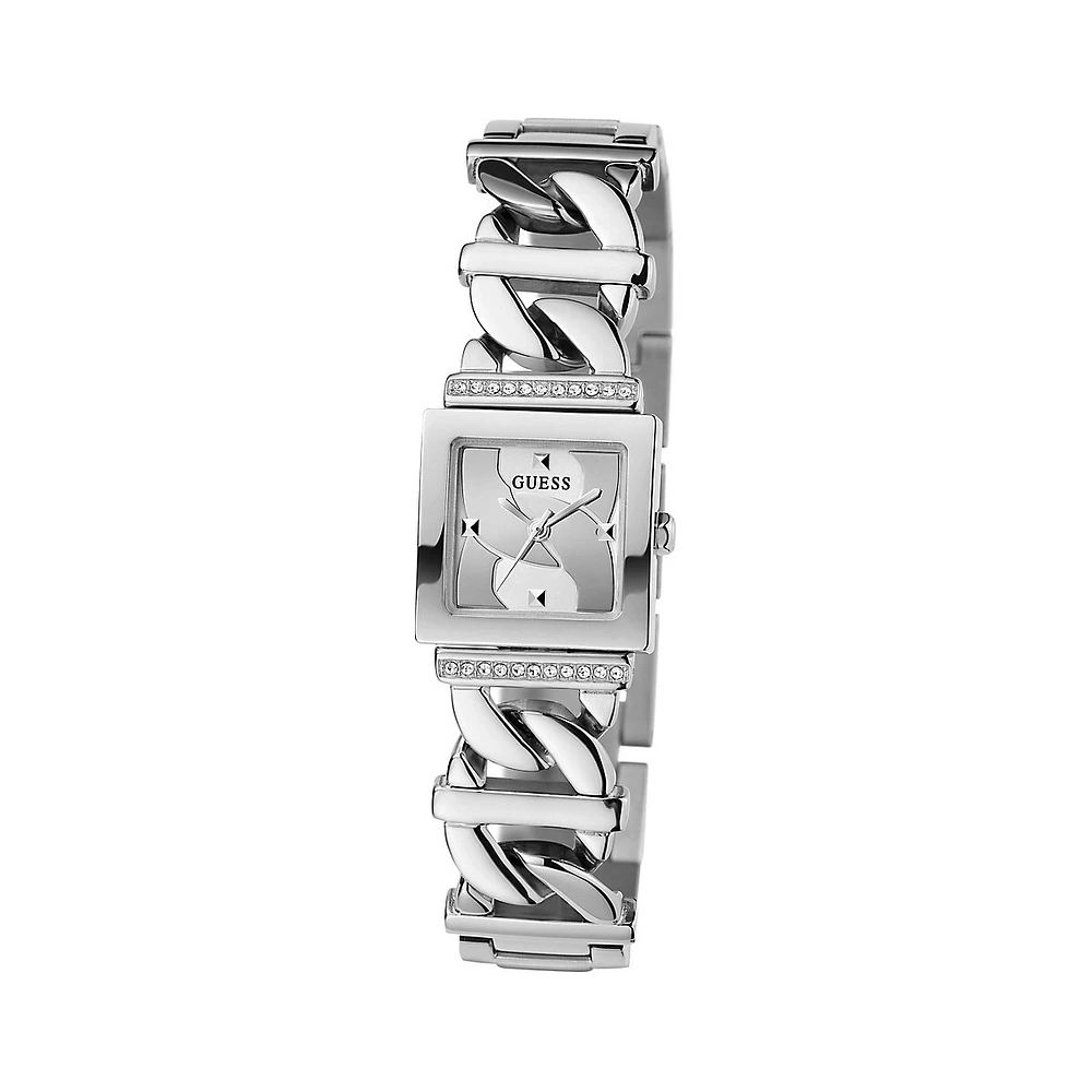 Stainless Steel & Crystal Bracelet Watch GW0603L1