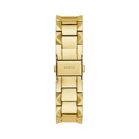 Goldtone Stainless Steel & Crystal Bracelet Watch GW0601L1