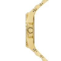 Goldtone Stainless Steel & Crystal Bracelet Watch GW0601L1