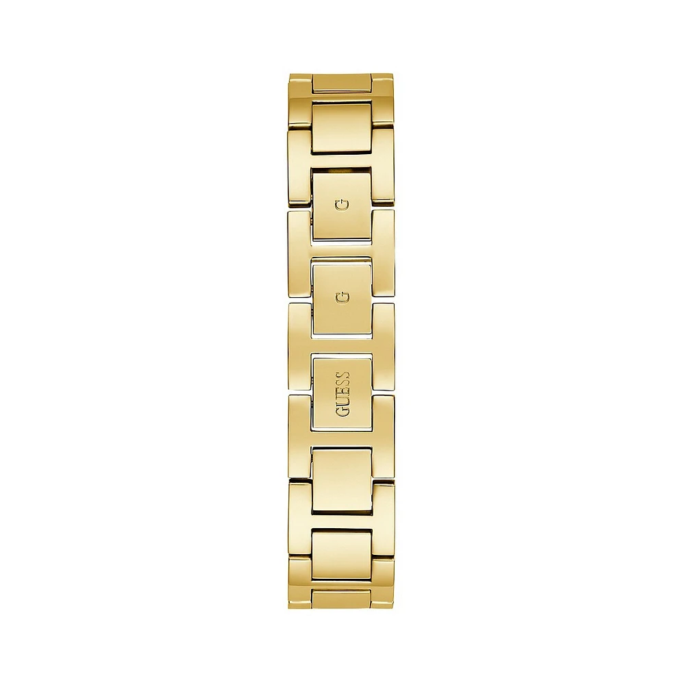 Goldtone Stainless Steel & Crystal Bracelet Watch GW0644L2