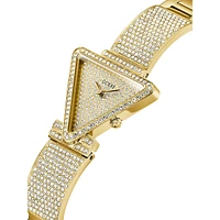 Goldtone Stainless Steel & Crystal Bracelet Watch GW0644L2