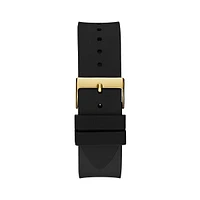 Goldtone Stainless Steel & Silicone Strap Watch GW0625G2