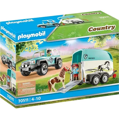 Country: Car With Pony Trailer