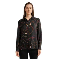 LILYSILK Louisville Print Silk Shirt for Women