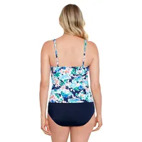 Ditsy Days Shirred One-Piece Swimsuit