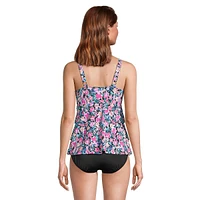 Florentine Floral Fauxkini Swim Top