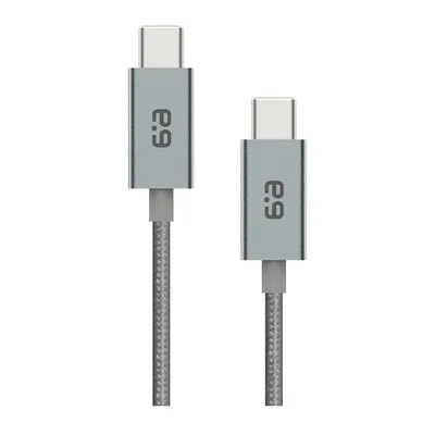 Space Grey Usb-c To Usb-c Braided Charge And Sync Cable (120cm)