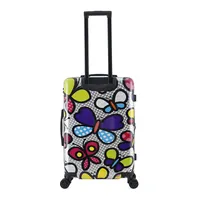 Pop Art Butterfly Pop 3 Pc Set (20", 24", 28") Luggage Suitcase