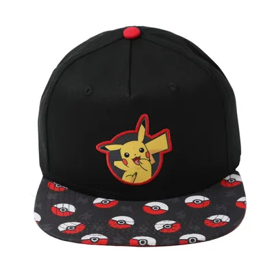 Pokemon Pikachu Pokeball Kids Snapback Hat